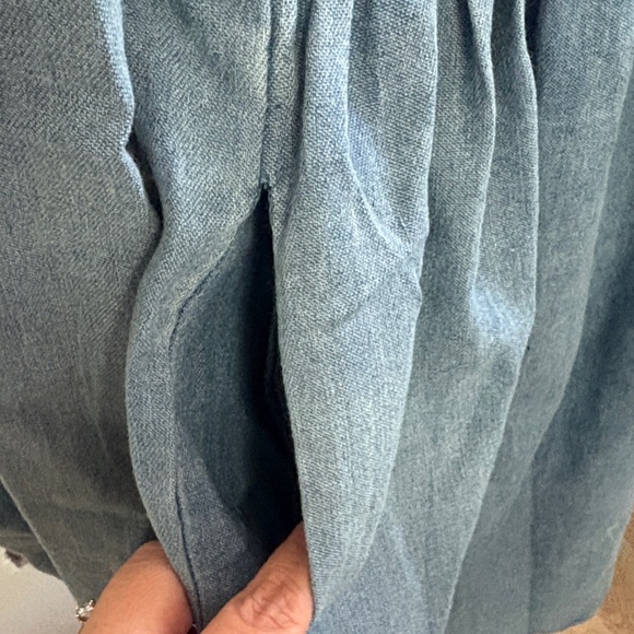 Chic Long Sleeve Blue Dress - Picture 5 of 6